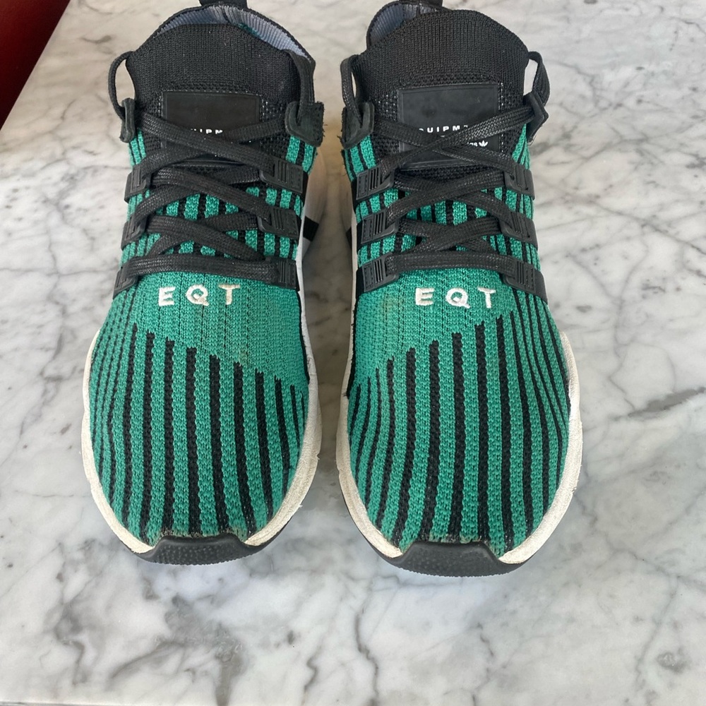 Adidas EQT Support ADV Mid Primeknit Black Sub Green 2018